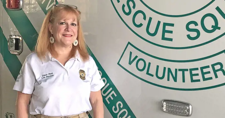 Diane Reid - volunteer EMT